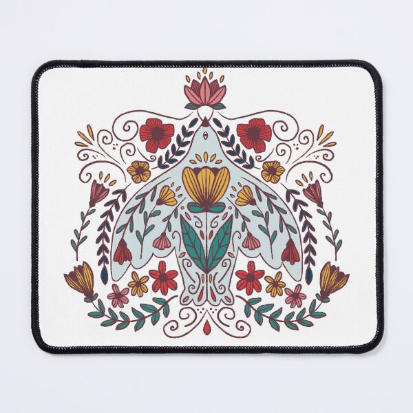 Item preview, Folk Art Bird and Flowers designed and sold by Stephanie McRae.