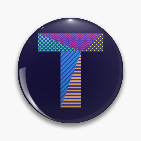 Item preview, Alphabet Letter T Screen Print Design designed and sold by ToluaPrints.