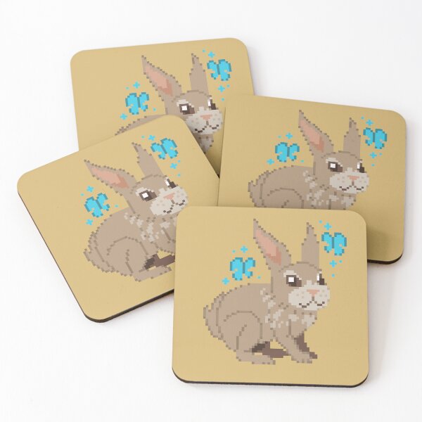 Item preview,  Bunny Pixel Art designed and sold by Kaiko-Roku.