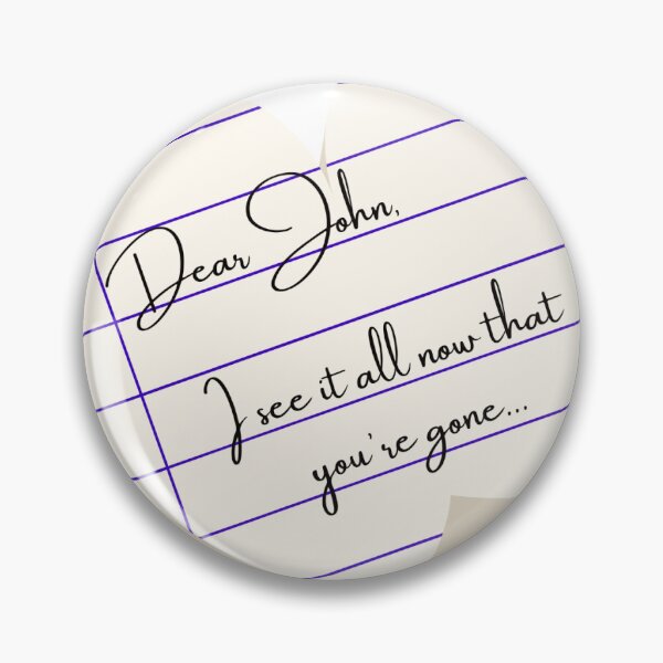 Item preview, Dear John Heart Letter designed and sold by ampulliam.
