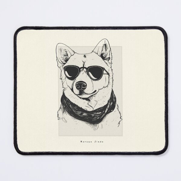 Item preview, Korean Jindo Digital Sketch Drawing Illustration designed and sold by rafaeltto.