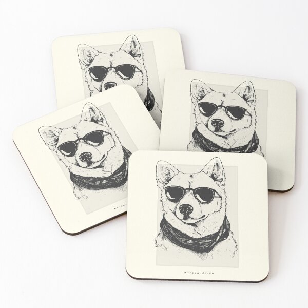 Item preview, Korean Jindo Digital Sketch Drawing Illustration designed and sold by rafaeltto.