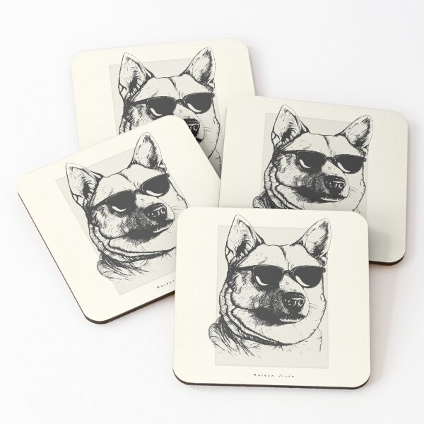 Item preview, Korean Jindo Digital Sketch Drawing Illustration designed and sold by rafaeltto.