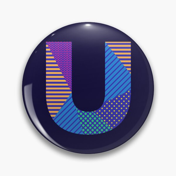 Item preview, Alphabet Letter U Screen Print Design designed and sold by ToluaPrints.