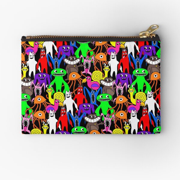 Charming & Spooky Kindergarten Game Pattern - Banban's Cute Cartoon Adventure Design Zipper Pouch