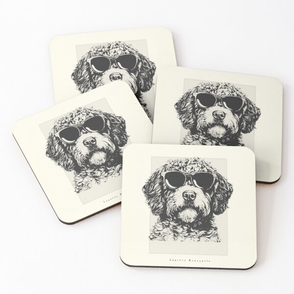 Item preview, Lagotto Romagnolo Digital Sketch Drawing Illustration designed and sold by rafaeltto.