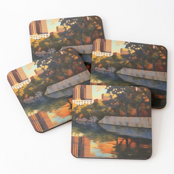 Item preview, Austin Cityscape Canal Walk, rightmost panel designed and sold by kbirdskia.