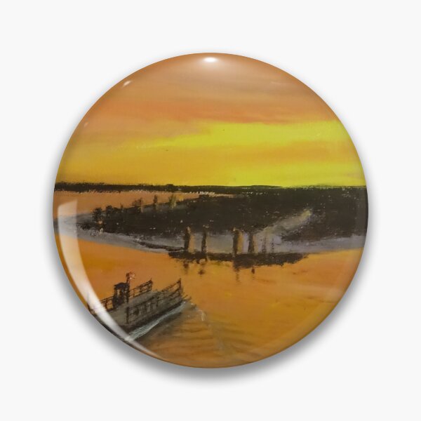 Artikelvorschau, Sonnenaufgang über der Chappaquiddick-Fähre entworfen und verkauft von jackmckenzieart.