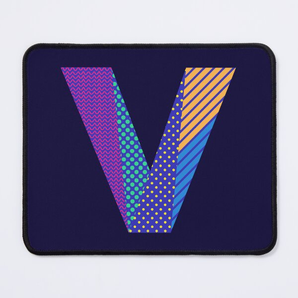 Item preview, Alphabet Letter V Screen Print Design designed and sold by ToluaPrints.