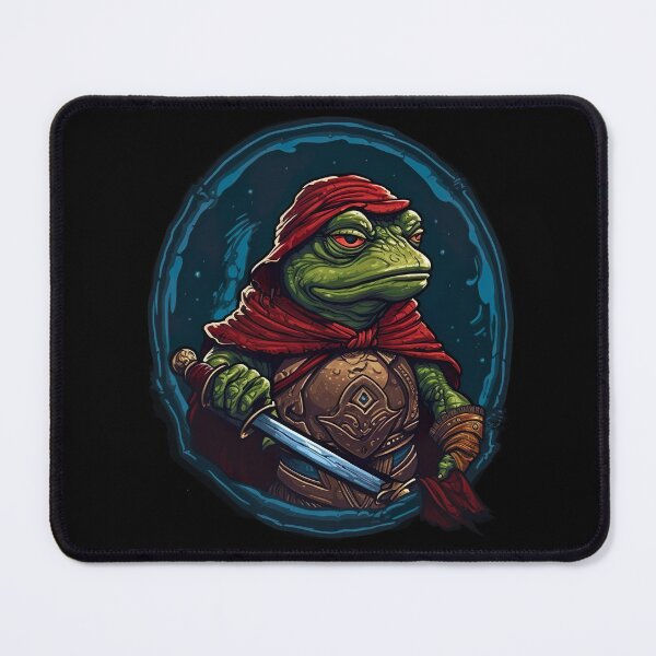 Item preview, Pepe The Frog Meme - Samurai designed and sold by Bored Elon.