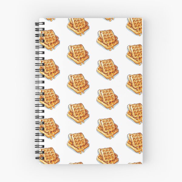 Item preview, Cute Golden Crispy Waffle with Syrup Design for Dessert Lovers designed and sold by Stickerchef.