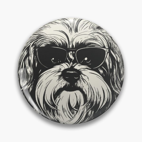 Item preview, Lhasa Apso Digital Sketch Drawing Illustration designed and sold by rafaeltto.