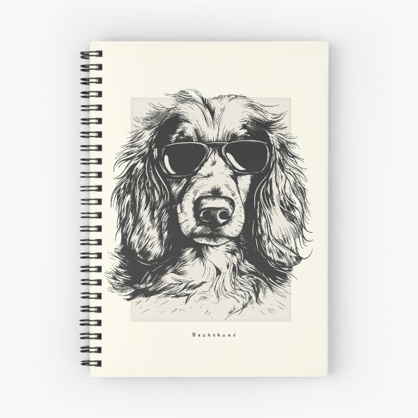 Item preview, Long Haired Dachshund Digital Sketch Drawing Illustration designed and sold by rafaeltto.