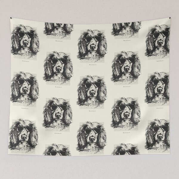 Item preview, Long Haired Dachshund Digital Sketch Drawing Illustration designed and sold by rafaeltto.