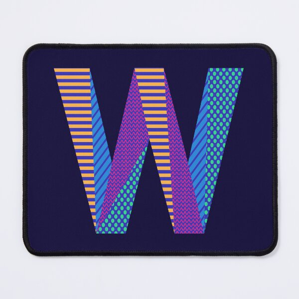 Item preview, Alphabet Letter W Screen Print Design designed and sold by ToluaPrints.