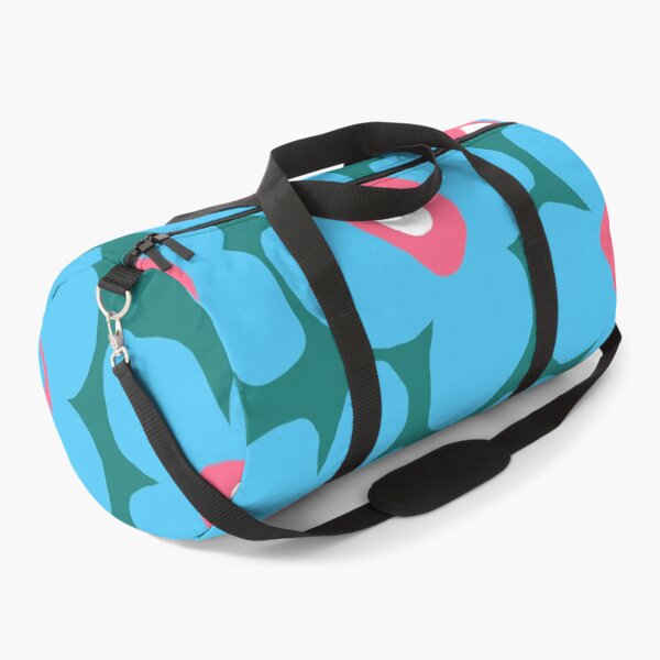 Item preview, Iconic Retro Scandinavian Summer Floral Pattern in Blue and Pink designed and sold by Deutschic.