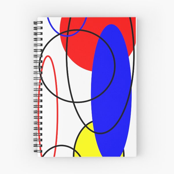 Item preview, Mondrian Circles and ellipses designed and sold by hermarartonline.