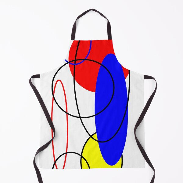 Item preview, Mondrian Circles and ellipses designed and sold by hermarartonline.