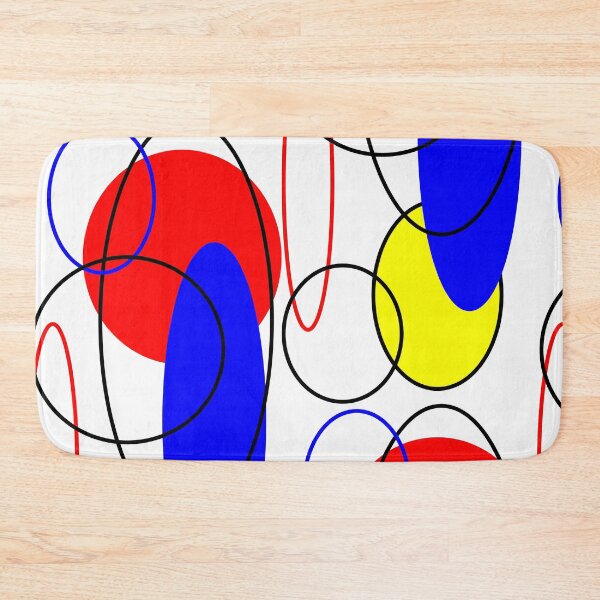 Item preview, Mondrian Circles and ellipses designed and sold by hermarartonline.