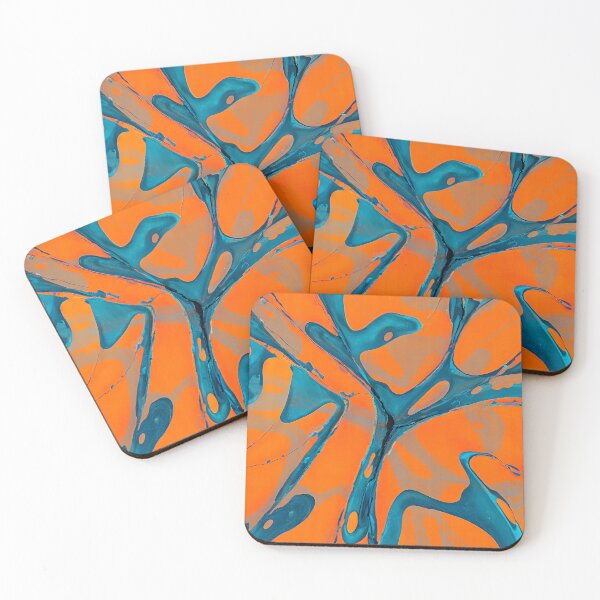 Item preview, #T319: Orange and Teal Tiggin TNT Pattern designed and sold by FarStarL33.