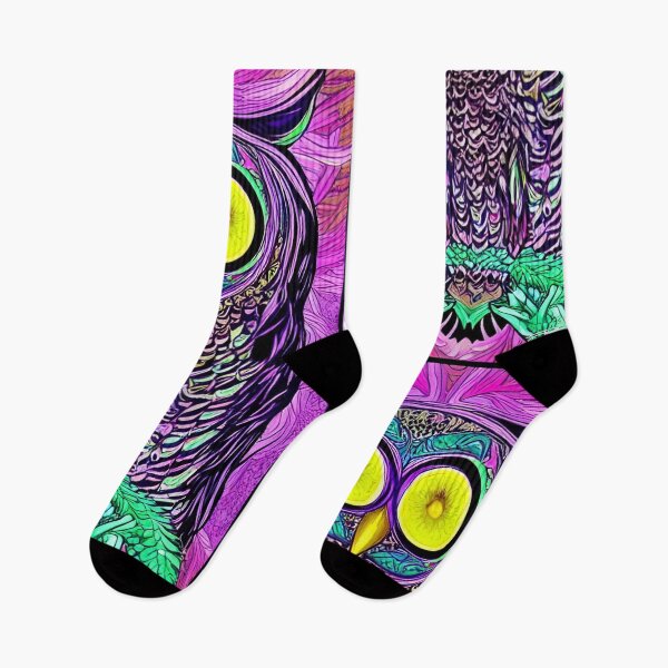 Item preview, Psychedelic Owl Acid Vibes 9 designed and sold by Benito Del Ray.