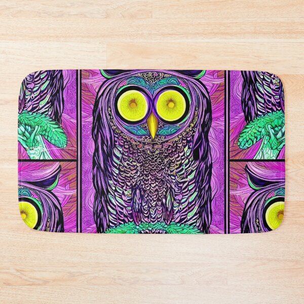 Item preview, Psychedelic Owl Acid Vibes 9 designed and sold by Benito Del Ray.
