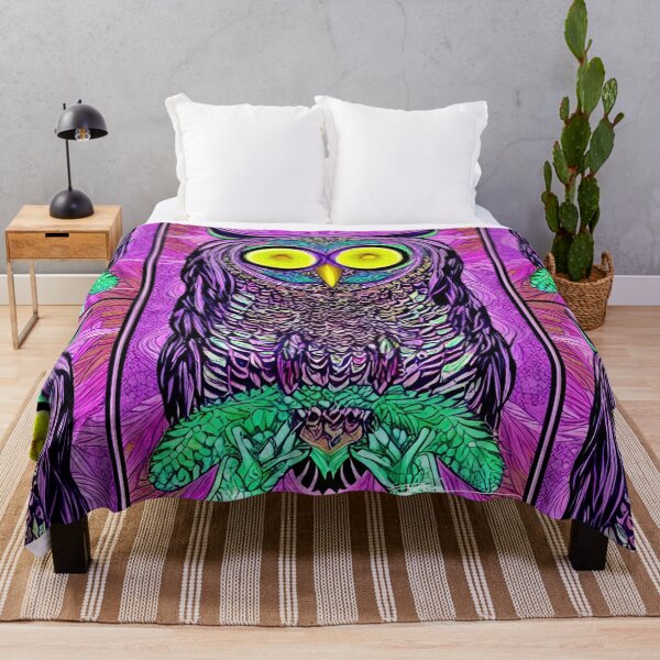Item preview, Psychedelic Owl Acid Vibes 9 designed and sold by Benito Del Ray.