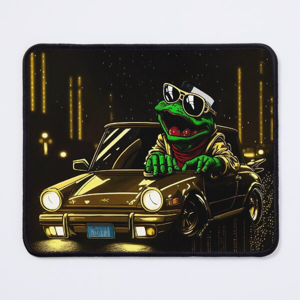 Item preview, Pepe The Frog Meme - Driving Classic designed and sold by Bored Elon.