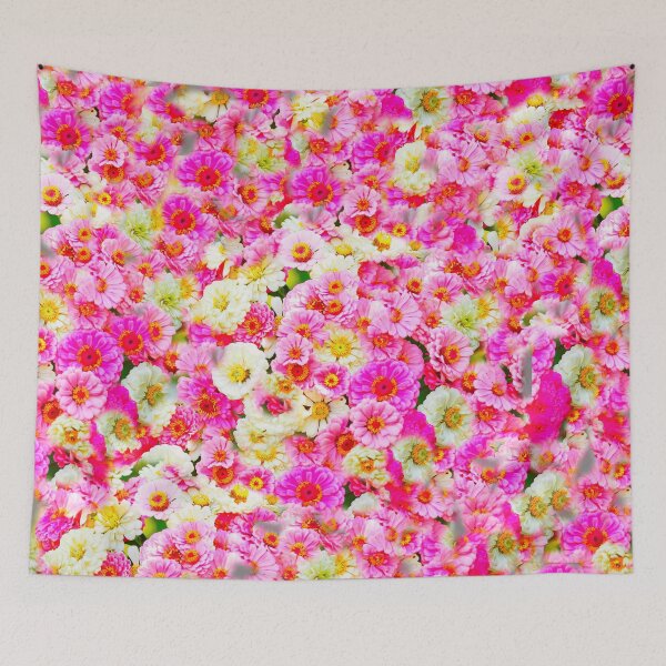 Item preview,  VIVID PINK GARDEN FLOWERS ABSTRACT ART designed and sold by sharlesart.