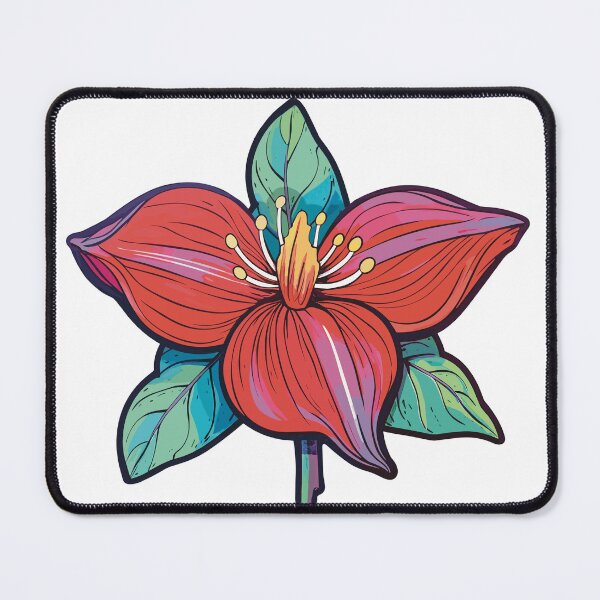 Item preview, Vibrant Red Trillium Flower designed and sold by SweetWhiskers.