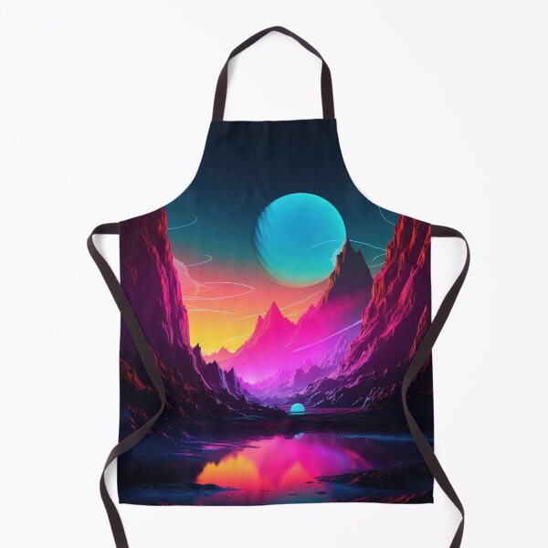 Item preview, Mountain Glow: Synthwave Vibes in Alpine Serenity designed and sold by Mullet Monkey.