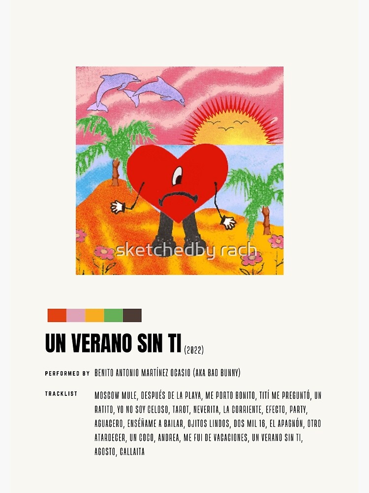 Bad Bunny Un Verano Sin Ti Poster