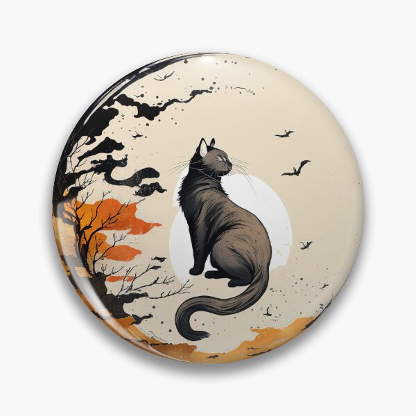 Item preview, Kuroi Neko Halloween Enso designed and sold by CalyCollab.