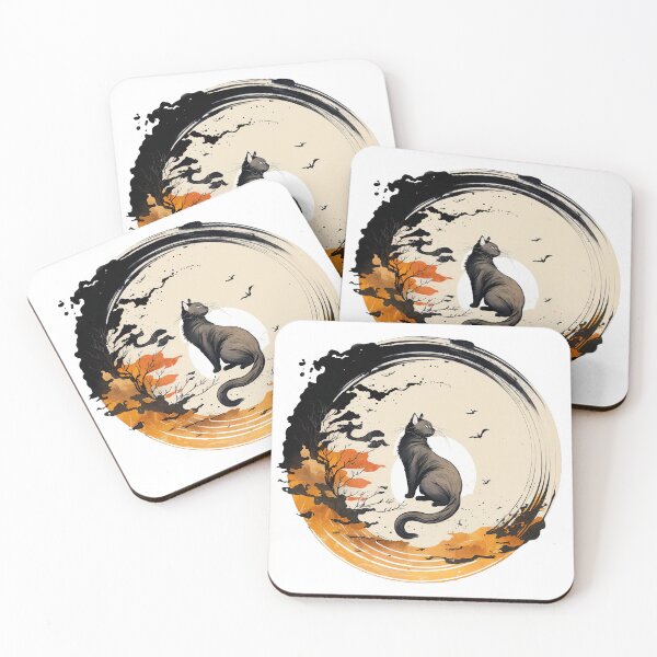 Item preview, Kuroi Neko Halloween Enso designed and sold by CalyCollab.