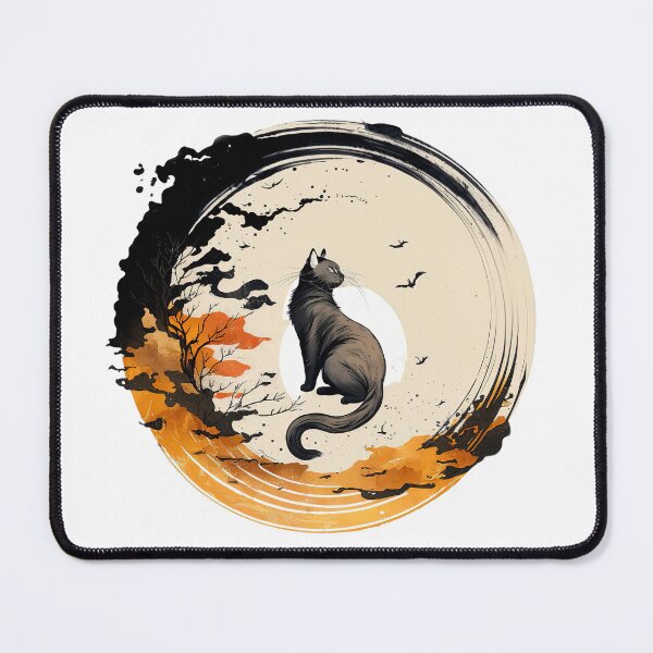 Item preview, Kuroi Neko Halloween Enso designed and sold by CalyCollab.