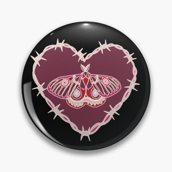 Item preview, BARBED WIRE MOTH designed and sold by BlaisArtistry.