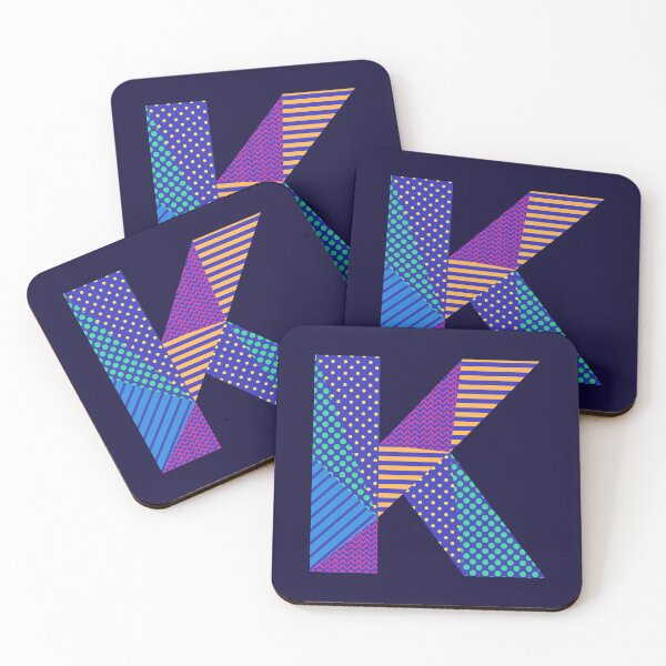 Item preview, Alphabet Letter K Screen Print Design designed and sold by ToluaPrints.