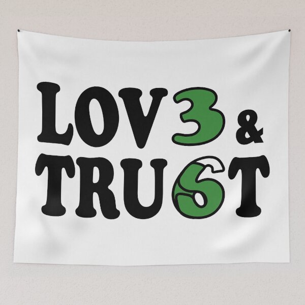 Item preview, Marcus Smart LOVE & TRUST designed and sold by RatTrapTees.