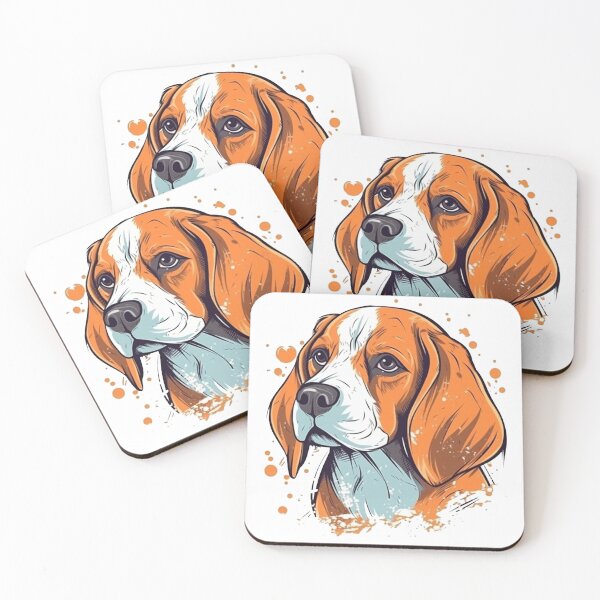 Artikelvorschau, Beagle Buddy Design: Playful Dog Art for Beagle entworfen und verkauft von DooodleGod.