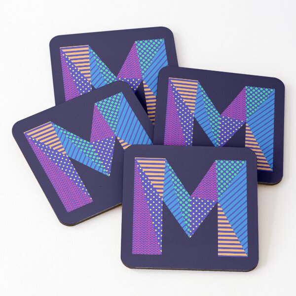 Item preview, Alphabet Letter M Screen Print Design designed and sold by ToluaPrints.