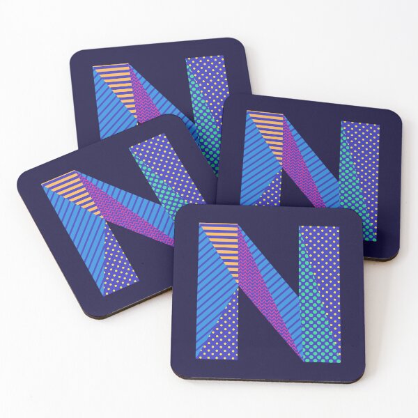 Item preview, Alphabet Letter N Screen Print Design designed and sold by ToluaPrints.