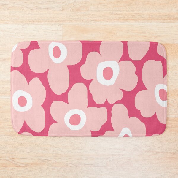 Item preview, Iconic Retro Scandinavian Summer Floral Pattern in Gradient Pink designed and sold by Deutschic.