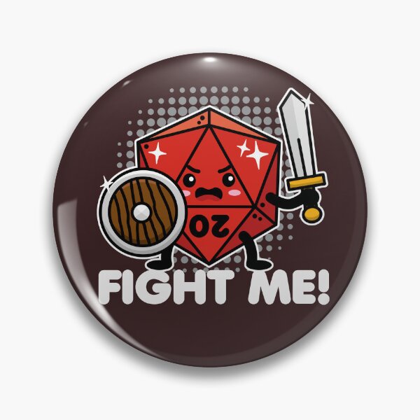 Item preview, Fight Me RPG Kawaii 20 Sided Dice designed and sold by DetourShirts.