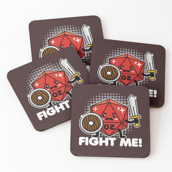 Item preview, Fight Me RPG Kawaii 20 Sided Dice designed and sold by DetourShirts.