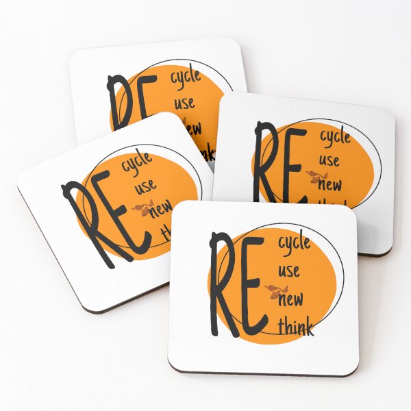 Aperçu de l'œuvre Copy of recycle reuse renew rethink créée et vendue par Mieloreuse.