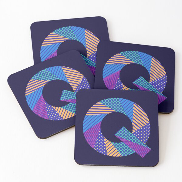 Item preview, Alphabet Letter Q Screen Print Design designed and sold by ToluaPrints.