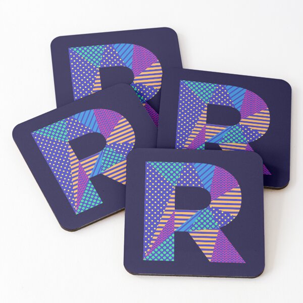 Item preview, Alphabet Letter R Screen Print Design designed and sold by ToluaPrints.