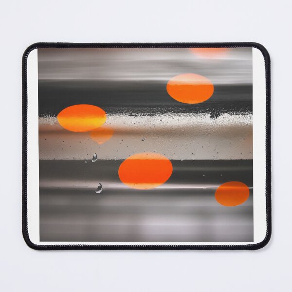 Item preview, Orange Bubbles on Gray Background designed and sold by deniselynnimage.