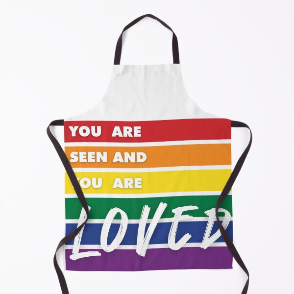 Item preview, SEEN & LOVED (Rainbow Text) designed and sold by DoodlesByPeter.