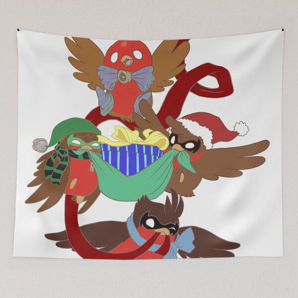 Item preview, Go!Robins! - Santa's Little Helpers designed and sold by yolinart.